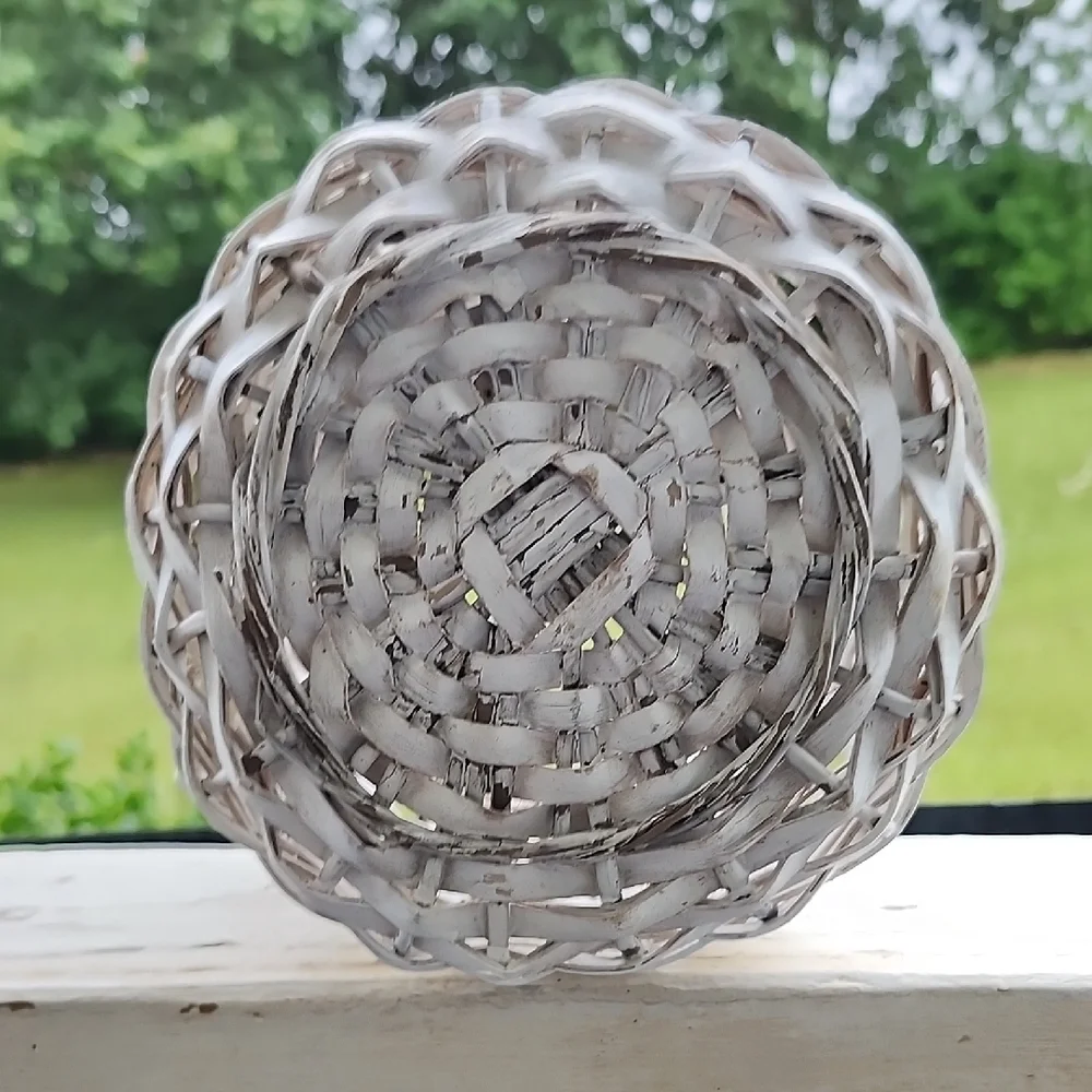 White Woven Basket